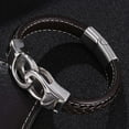 thumbnail image 4 of Qarigey trenzada personalizable que añade un toque personal, pulseras para hombres, brazaletes para mujeres, significativo y memorable Ropa, zapatos y accesorios Miscelánea marrón, 4 of 6