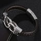 thumbnail image 4 of Qarigey trenzada personalizable que añade un toque personal, pulseras para hombres, brazaletes para mujeres, significativo y memorable Ropa, zapatos y accesorios Miscelánea marrón, 4 of 6