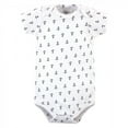 thumbnail image 3 of Little Treasure Baby Boy Cotton Bodysuits 3pk, Anchor Suspenders, 12-18 Months, 3 of 4