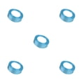 thumbnail image 2 of sweethay Cinta de papel de regalo, suministro de ropa hecha a mano, accesorios para manualidades DIY, cintas de poliéster ligeras, azul lago 62 Type2 NO2, 2 of 6