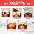 thumbnail image 5 of NPG Spicy Chongqing Instant Ramen Noodles 3.7 oz (Pack of 6), Non-Fried Sweet Potato Noodles, Spicy Szechuan Instant Cup Noodle Soup, 5 of 7