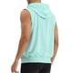thumbnail image 3 of INSPIRE CHIC Chalecos para hombres sin mangas con capucha, cierre de cremallera, chaleco casual XL menta, 3 of 6