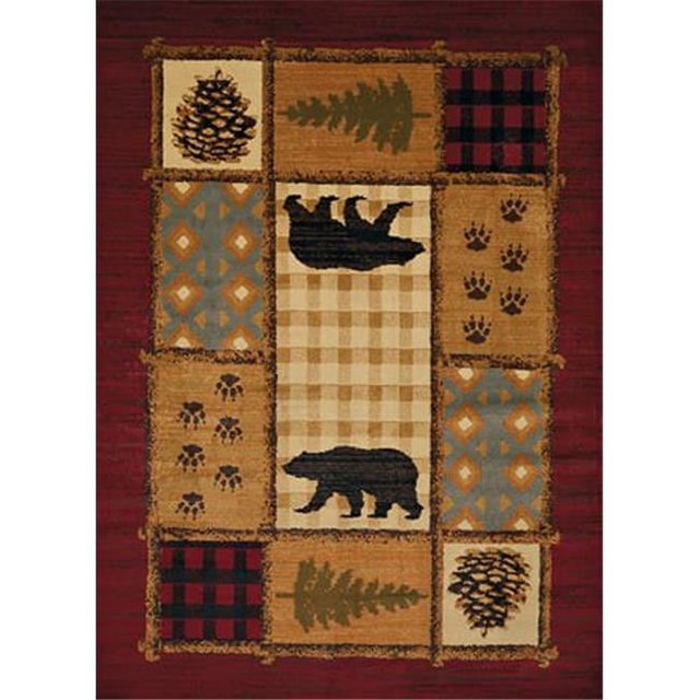 7 ft. 10 in. x 10 ft. 6 in. Affinity Lodge Mosaic Oversize Rug, Multicolor