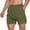 Army green, variant on FEDTOSING Men's 5" Workout Running Shorts White Quick Dry Athletic Shorts With Pockets