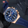 thumbnail image 4 of Men Watches Business Casual Wrist Watch (Chronograph/Waterproof/Luminous/Calendar) Silicon Band Fashion Watches for Men…, 4 of 7