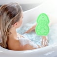 thumbnail image 2 of Unique Bargains 1 Pc Cartoon Bath Brush Body Scrubber for Bathroom 4.53"x2.76"x1.1" Green, 2 of 7