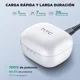 thumbnail image 4 of HTC TWS4 Auriculares Inalámbricos Audifonos In Ear Audifonos Manos Libres Audifonos Gamer Bluetooth 5.3 Con Microfonos Inalambricos Con Estuche Color Blanco, 4 of 8