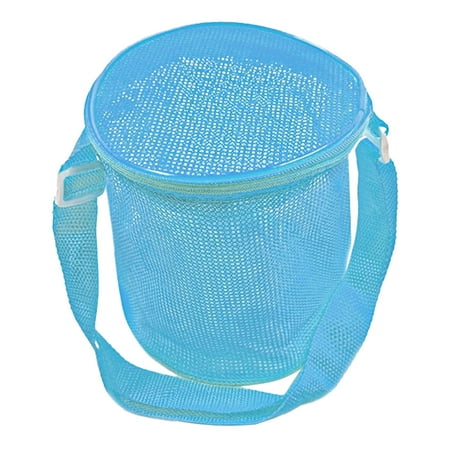 

Dengmore Large Beach Bucket Empty Mesh Yarn Bag Storage Bags Portable Beach Toy Storage Bag Toy Organizer Kids Toys Collector Perfect for Holding Toys Stay Away from Sand