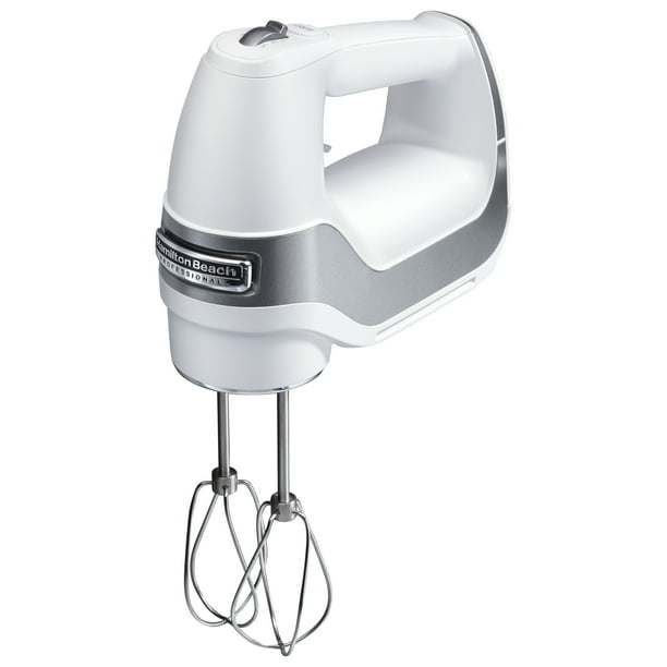 Hamilton Beach Professional 5 Speed Hand Mixer, White Model 62652