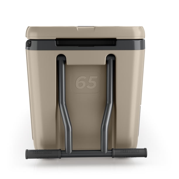 NINJATARP ダークベージュ Ninja Outdoor FrostVault™ 65qt Wheeled Cooler with Cold Dry Zone