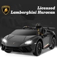 thumbnail image 2 of Licensed Lamborghini Huracan Ride on Car by OLAKIDS, 12V Kids Electric Vehicle Battery Powered Toy with Remote Control, LED Lights, Spring Suspension, Bluetooth, MP3, Aged 3-8 Years, 2 of 9