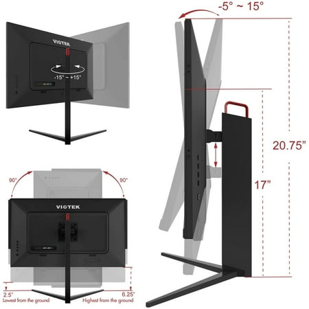 VIOTEK GFI27XQA 27” IPS 4K 120Hz (144hz Overclocked) G-Sync Ready, FreeSync Gaming Monitor - 3 Year Warranty (HDMI, DP) - Black