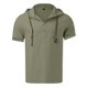 thumbnail image 4 of Playeras Interiores Para Hombre, Blusa Informal De Verano Con Estampado De Empalme De Color Para Hombre, Camiseta De Manga Corta Con Cuello Vuelto, 4 of 4