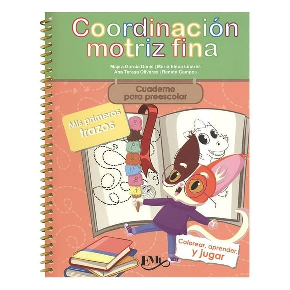Coordinación Motriz Fina para Preescolar Emu 1 Libro