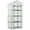 White, variant on Outsunny 28" x 20" x 63" Portable Greenhouse with 4 Tier Shelves Outdoor Hot House Plant Flower Greenhouse, Steel Frame, PE Cover, White