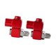thumbnail image 4 of Accesorios de manguera de aire giratorio del conector neumático Piezas de liberación rápida Reemplazos portátiles conector de compresor de aire sólido Rojo, 4 of 9