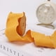 thumbnail image 1 of Zhuge Cintas para embalaje de cajas de regalo, cintas plisadas con burbujas, cintas tejidas elásticas con volantes, cintas para embalaje de cajas de regalo con flores (naranja), 1 of 5
