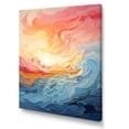 thumbnail image 2 of Designart "Pastel Sunset with Bold Colors I" Landscape & Nature Wall Decor, 2 of 5