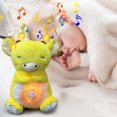 thumbnail image 5 of Begzeat Clearance Breathing Stuffed Animal, Soothe Snuggle Calft Plush, Sleeping Plush for Kids Toy Birthday Gift with Sensory Details Musical Lights and Rhythmic Breathing Sleep Companion, 5 of 9