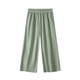 thumbnail image 1 of Odeerbi 2-11 Años Niñas Pantalón Largo de Seda de Verano Color Sólido Con Cintura Elástica, 1 of 6