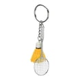 thumbnail image 1 of P-957 Yellow Badminton Keychain Model Simulation Portable For Trinket Bag Phone Sports Accessories Yellow #27Ijg, 1 of 6