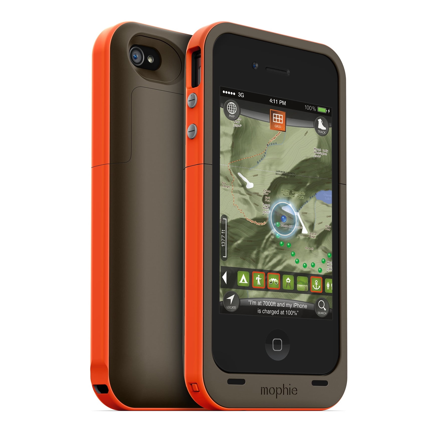 mophie Juice Pack Plus Outdoor Edition External battery pack Lipol