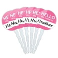 thumbnail image 1 of Heather Hello My Name Is Cupcake Picks Toppers - Set of 6, 1 of 1
