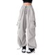thumbnail image 1 of Pantalones cómodos de jogger para mujer: bolsillos, poliéster, cintura elástica, tallas S-XXXXXL, 95-102 cm de largo, ropa informal/de trabajo, fácil cuidado., 1 of 4