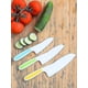 thumbnail image 2 of Tovla Jr. Knives For Kids 3-piece Nylon Kitchen Baking Knife Set: Children's Cooking Knives In 3 Sizes Colors/firm Grip, Serra - Safe And Fun Ki, 2 of 4