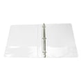 thumbnail image 2 of School Smart D Ring View Binder, Polypropylene, 1 Inch, White, 2 of 2