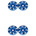 thumbnail image 1 of sweethay 2 piezas 2X RC botones de ala trasera espaciador azul oscuro, 1 of 6