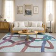 thumbnail image 6 of Addison Rugs Mayfield Premium Machine Washable Transitional Geometric Teal Rectangle Rug, 10' x 14', 6 of 6
