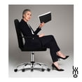 thumbnail image 4 of Silla para Oficina Giratoria Vinipiel LUMO Sillon Escritorio negro MEDIANO, 4 of 7