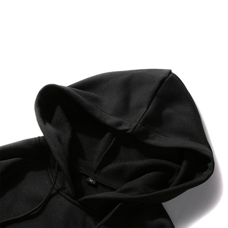 Ovticza Men s Thermal Hoodie Y2k Drawstring Thin Pullover