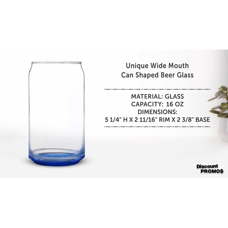 16 Oz. ARC Can Shaped Beer Glasses