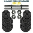 thumbnail image 4 of Yes4All Adjustable Dumbbells - 50 lb Dumbbell Weights (Pair), 4 of 5