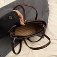 thumbnail image 3 of Bolso Mano Con Hebilla Hombro para Mujer Asa Superior Gran Capacidad PU, 3 of 9