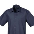 thumbnail image 2 of Premier Mens Short Sleeve Poplin Shirt, 2 of 4