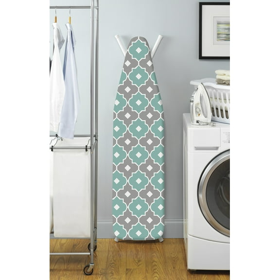 Whitmor Ironing Board Cover & Pad - Turquoise & Gray (COVER ONLY)