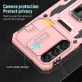 thumbnail image 4 of Phone Case for S23 FE Case for Samsung S23 FE Case,with Camera Cover and Kickstand,Heavy Duty Protective Cover for Galaxy S23 FE Case-Rose-Gold, 4 of 12