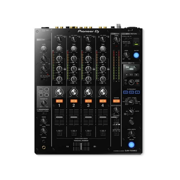 Pioneer DJ DJM-750MK2 4-Channel DJ Mixer With Effects and rekordbox