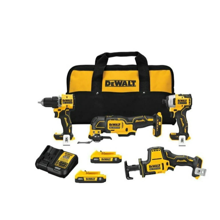 Home Depot Dewalt Max Xr Combo DEWALT 20V MAX* XR 4-Tool Combo Kit