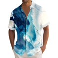 thumbnail image 1 of Hawaiian Shirt For Men, Men's Vintage Button Down Bowling Shirts Short Sleeve Summer Beach ShirtM, 1 of 5