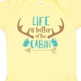thumbnail image 4 of Inktastic Life is Better at the Cabin, Deer Antlers, Camping Boys or Girls Baby Bodysuit, 4 of 5