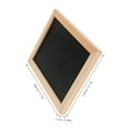 thumbnail image 2 of BESTOYARD Black Reusable Bamboo Chalkboard Sign for Daily Use and Wall Decor, 2 of 8
