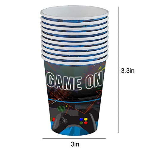 Banner Plate Cups Napkins Table 20-Guest Video Gaming Party Supplies 83 Pc Set 