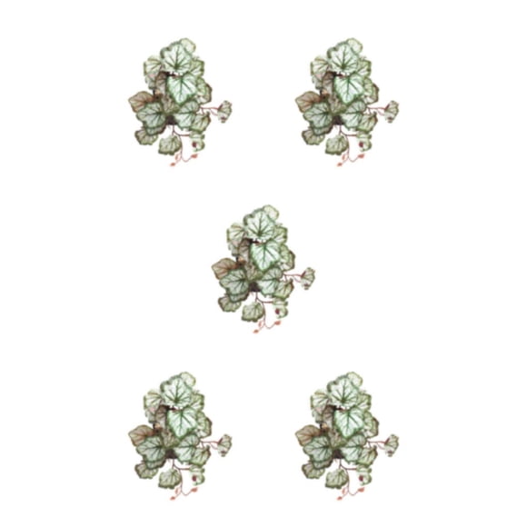 Naiovety Decoraciones realistas para terrarios - Apariencia realista Hoja de raíz de alumbre artificial degradable de bajo mantenimiento Type2 NO2