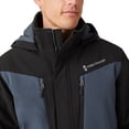 thumbnail image 4 of Free Country Men's Thermo Softshell® Mid Weight Jacket Black S, 4 of 8