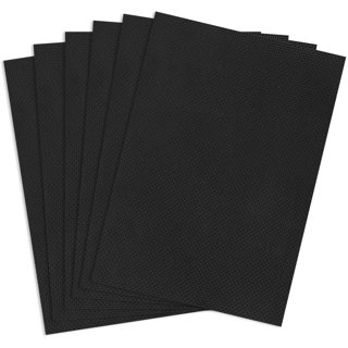  SEWACC 6pcs Cross Stitch Embroidery Cloth Needlework Cloth  Black Fabric Waste Canvas Black Cloth Black Canvas Fabric DIY Stitchwork  Cloths 11ct Clothing Cotton Manual White