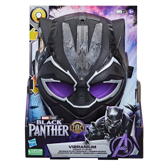 Máscara Hasbro Marvel de Poder Vibranium de Pantera Negra
